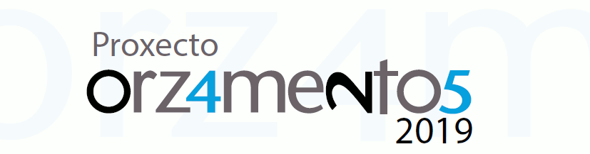 Logo do debate de orzamentos 2019 Logo do debate de orzamentos 2019