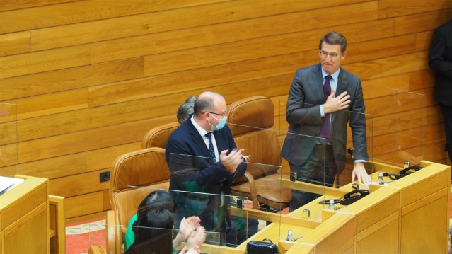 O Parlamento de Galicia designa senadores en representación da Comunidade Autónoma a Alberto Núñez Feijóo e a Miguel Tellado Filgueira