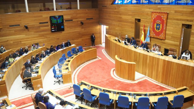 Moción aprobada polo Pleno do Parlamento de Galicia o 8 de marzo de 2022