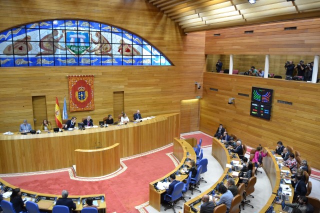 O Parlamento de Galicia acorda o límite de gasto da Comunidade Autónoma para 2019