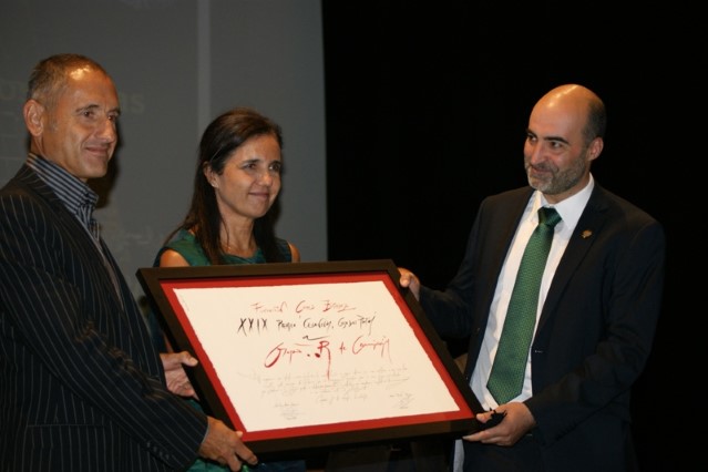 Pilar Rojo presidiu a entrega da XXIX edición do Premio "Celanova, Casa dos Poetas"