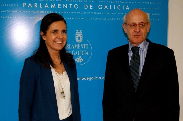 O fiscal superior de Galicia efectúa unha visita protocolaria ao Parlamento de Galicia