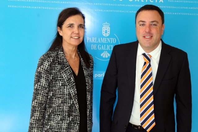 Pilar Rojo recibe ao presidente da Deputación da Coruña