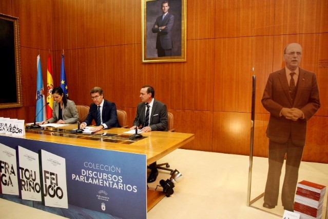 Preséntase un volume que recompila os discursos parlamentarios do presidente Fernández Albor
