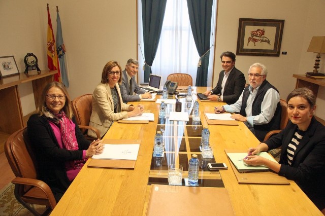 Primeira reunión da Mesa do Parlamento de Galicia da X Lexislatura