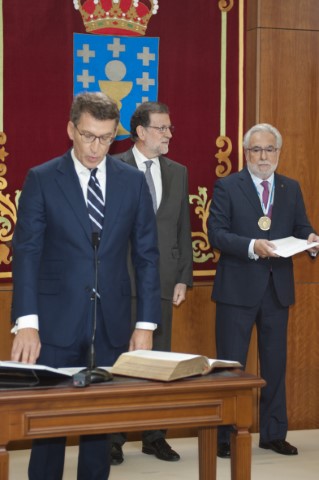 O Parlamento de Galicia acolleu a toma de posesión de Alberto Núñez Feijóo como presidente da Xunta 