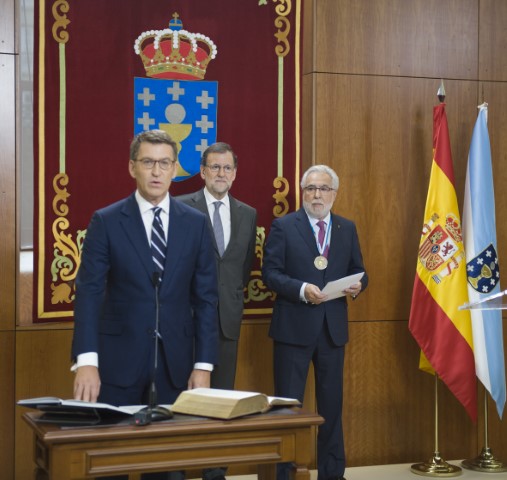 O Parlamento de Galicia acolleu a toma de posesión de Alberto Núñez Feijóo como presidente da Xunta 