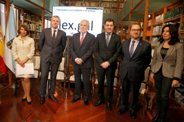 Parlamento, Xunta e USC poñen en marcha a maior base de datos xurídicos en lingua galega