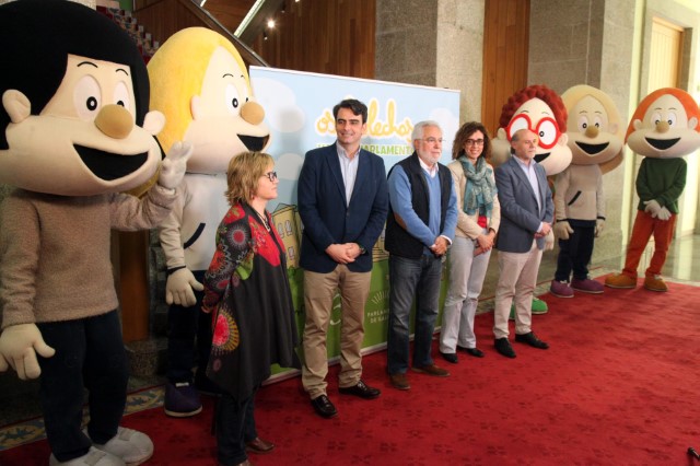 O Parlamento de Galicia presenta material didáctico orientado a educación Infantil e Primaria protagonizado polos Bolechas