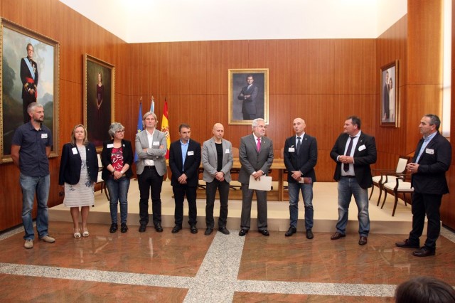 Alumnado asturiano visita o Parlamento de Galicia no marco dun proxecto sobre a Reserva da Biosfera Río Eo, Oscos e Terras de Burón