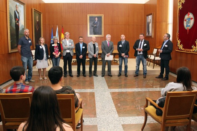 Alumnado asturiano visita o Parlamento de Galicia no marco dun proxecto sobre a Reserva da Biosfera Río Eo, Oscos e Terras de Burón