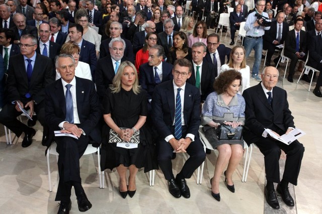 O presidente  do Parlamento asiste aos actos institucionais do Día de Galicia