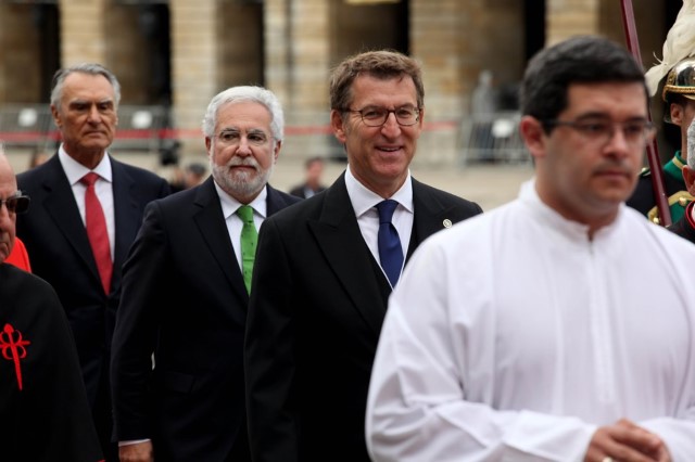 O presidente  do Parlamento asiste aos actos institucionais do Día de Galicia