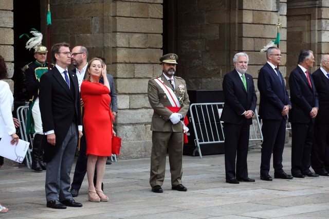 O presidente  do Parlamento asiste aos actos institucionais do Día de Galicia