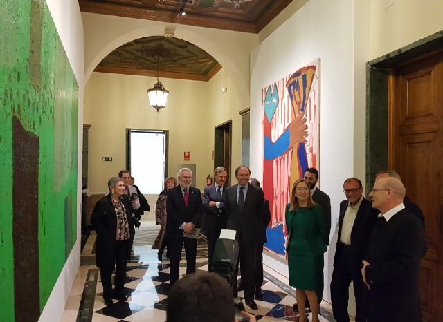 Santalices apoia a presenza da arte galega nunha exposición do Congreso e o Senado