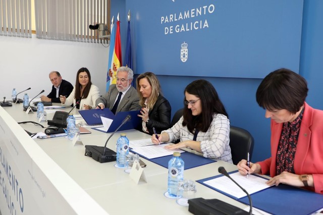 Santalices Vieira, preside o acto de sinatura do Pacto Galego pola Infancia, que será rubricado polos portavoces dos catro grupos parlamentarios da Cámara galega e a pola presidenta de UNICEF Comité Galicia