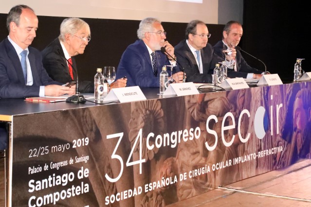 Santalices Vieira, preside o acto inaugural do 34 Congreso da Sociedade Española de Cirurxía Ocular Implanto-Refractiva