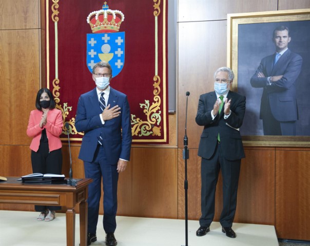 Alberto Núñez Feijóo tomou posesión como presidente da Xunta no Parlamento de Galicia