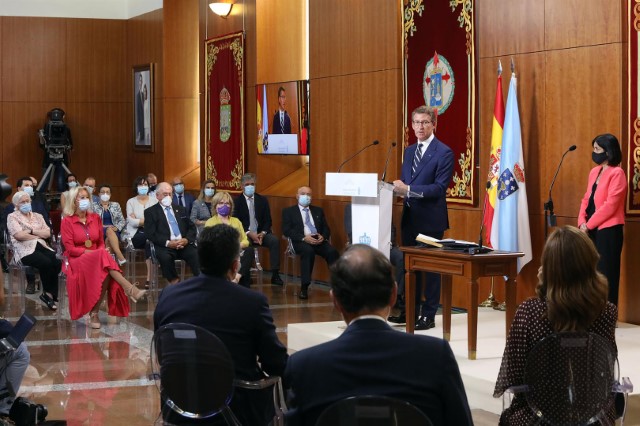 Alberto Núñez Feijóo tomou posesión como presidente da Xunta no Parlamento de Galicia