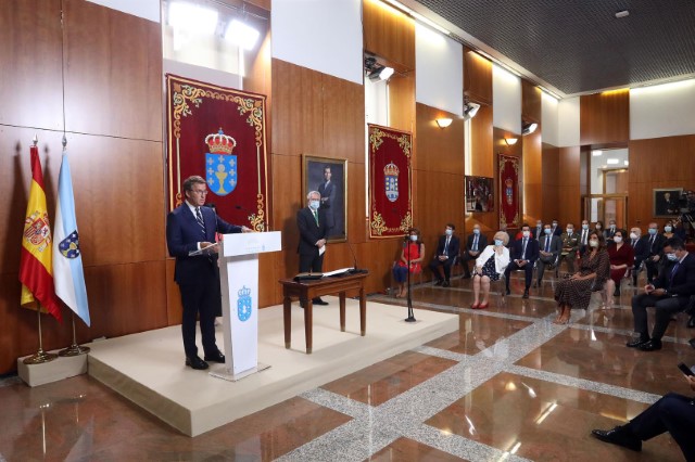 Alberto Núñez Feijóo tomou posesión como presidente da Xunta no Parlamento de Galicia