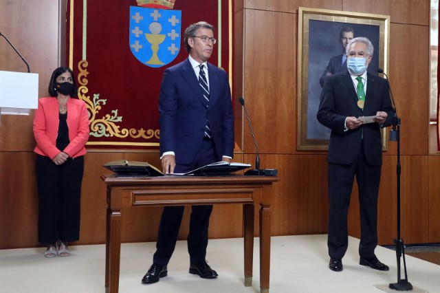 Alberto Núñez Feijóo tomou posesión como presidente da Xunta no Parlamento de Galicia