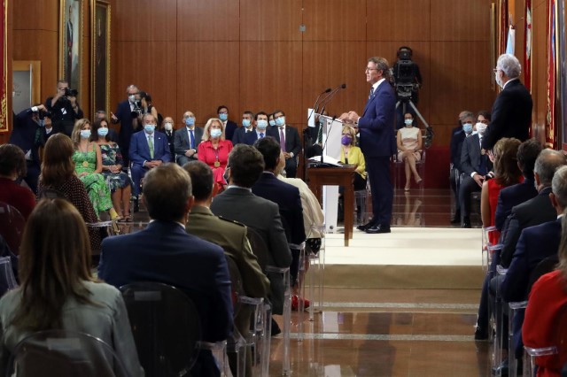 Alberto Núñez Feijóo tomou posesión como presidente da Xunta no Parlamento de Galicia