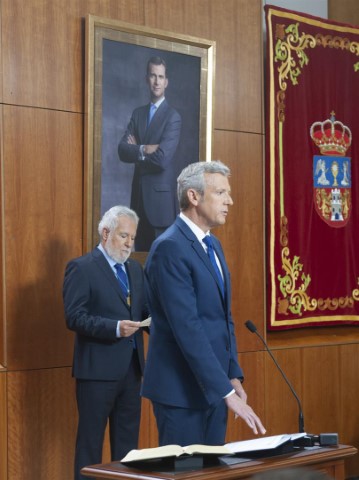 Alfonso Rueda Valenzuela tomou posesión como presidente da Xunta no Parlamento de Galicia