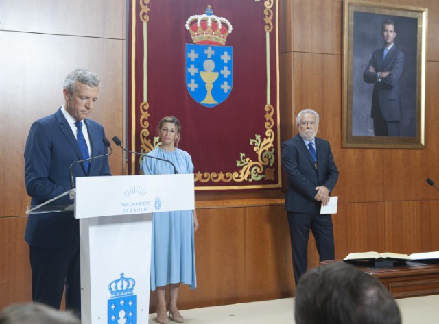 Alfonso Rueda Valenzuela tomou posesión como presidente da Xunta no Parlamento de Galicia