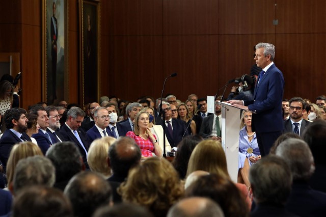 Alfonso Rueda Valenzuela tomou posesión como presidente da Xunta no Parlamento de Galicia