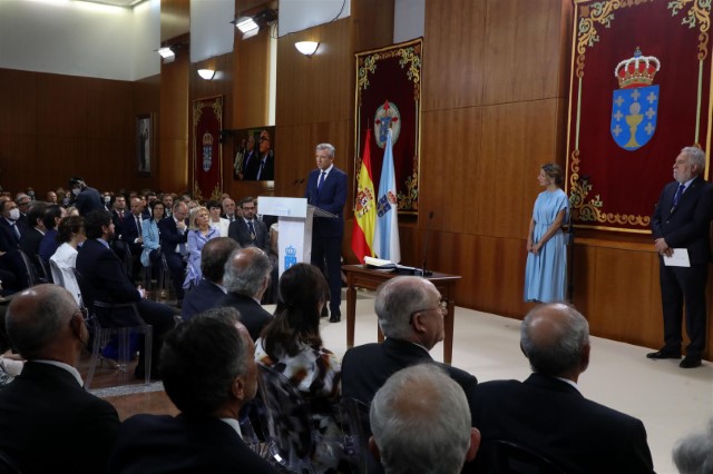 Alfonso Rueda Valenzuela tomou posesión como presidente da Xunta no Parlamento de Galicia