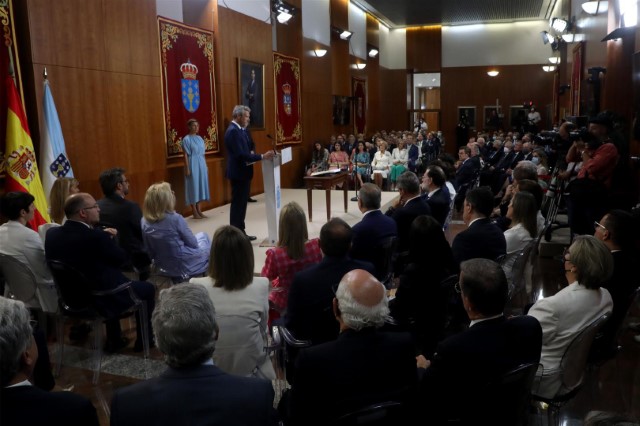 Alfonso Rueda Valenzuela tomou posesión como presidente da Xunta no Parlamento de Galicia