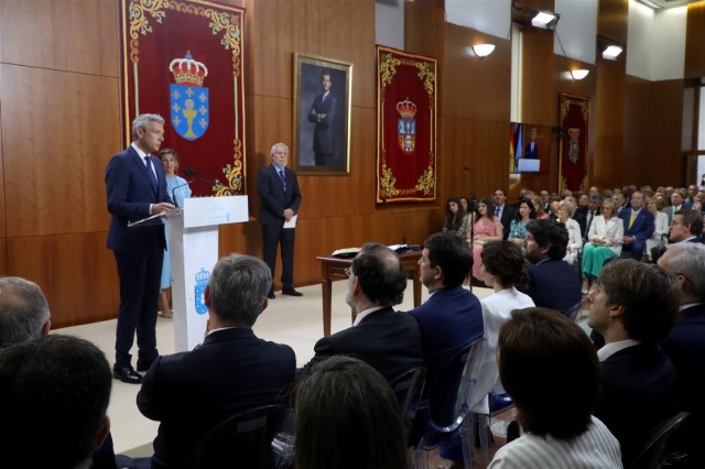 Alfonso Rueda Valenzuela tomou posesión como presidente da Xunta no Parlamento de Galicia