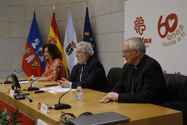 Santalices subliña a “dimensión extraordinaria" do traballo que desenvolve Cáritas entre as persoas máis desfavorecidas