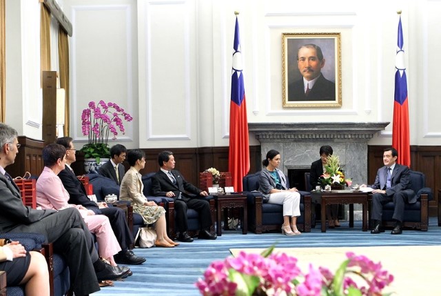 Pilar Rojo foi recibida polo presidente de Taiwán