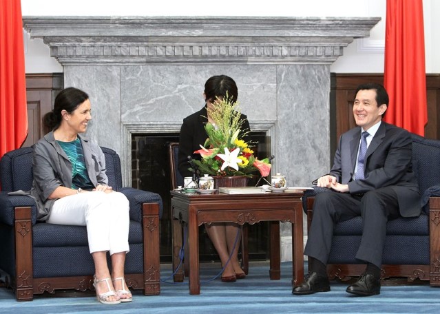 Pilar Rojo foi recibida polo presidente de Taiwán