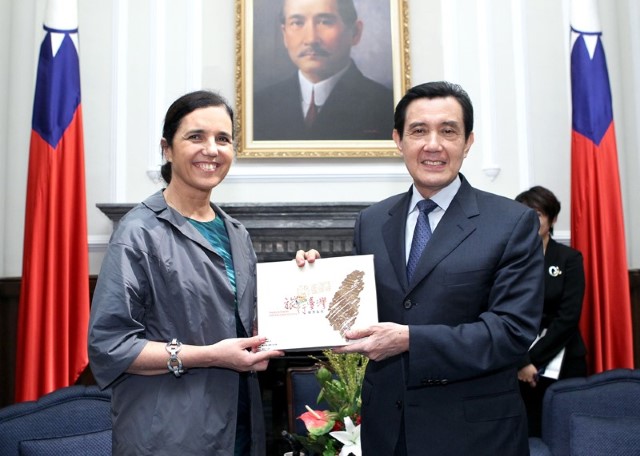 Pilar Rojo foi recibida polo presidente de Taiwán