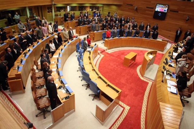 Sesión constitutiva do Parlamento de Galicia