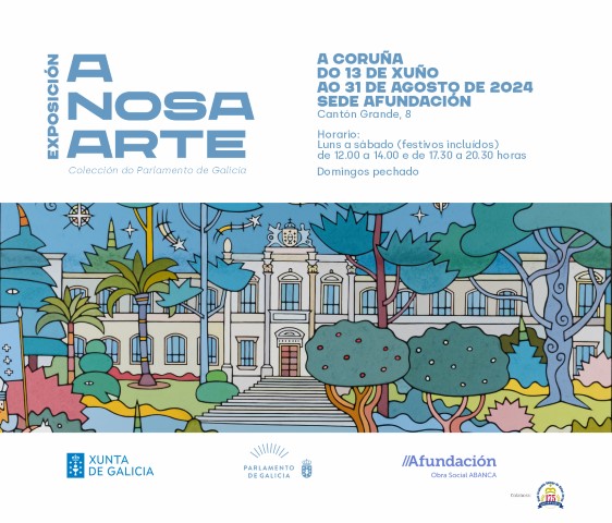 O Parlamento de Galicia expón na Coruña unha selección da súa colección de arte 