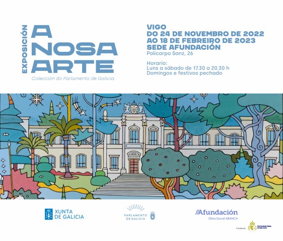 Exposición "A Nosa Arte", aberta ao público na sede Afundación de Vigo ata o 18 de febreiro de 2023