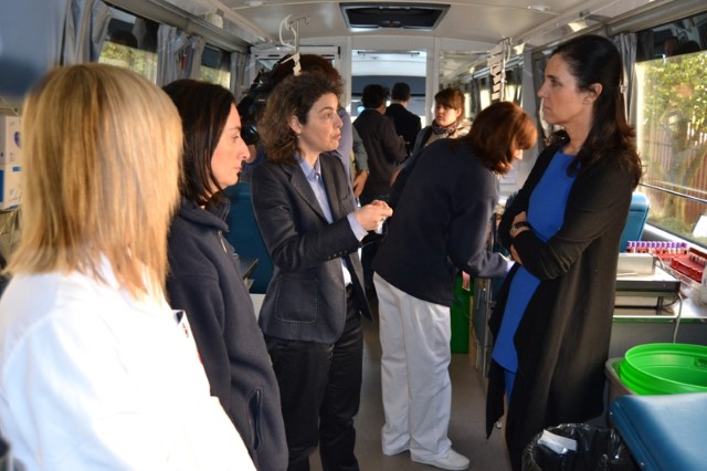 Pilar Rojo anima a participar nas campañas de doazón de sangue organizadas polo Centro de Transfusión de Galicia