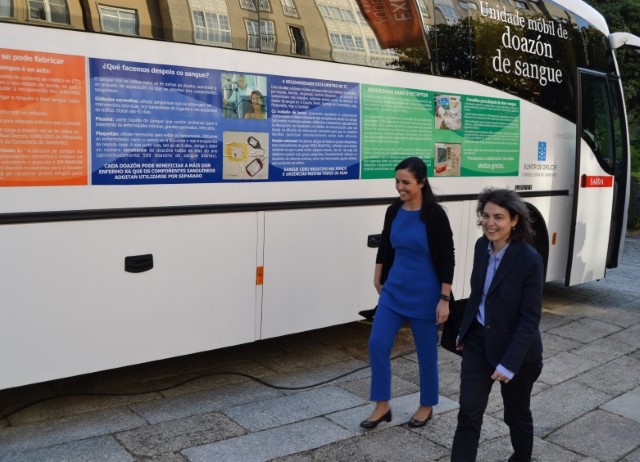 Pilar Rojo anima a participar nas campañas de doazón de sangue organizadas polo Centro de Transfusión de Galicia