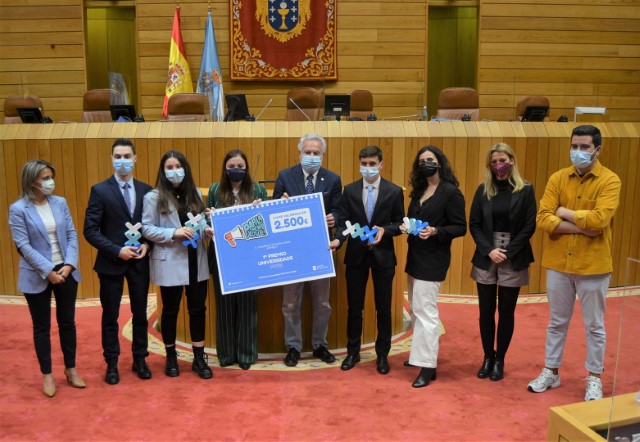 A Cámara galega recupera a presencialidade nas actividades dirixidas á comunidade educativa coa final de Parlamento Xove