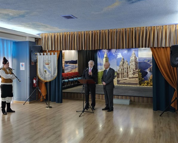 Santalices recibe o nomeamento de presidente honorario do Centro Galego de Madrid