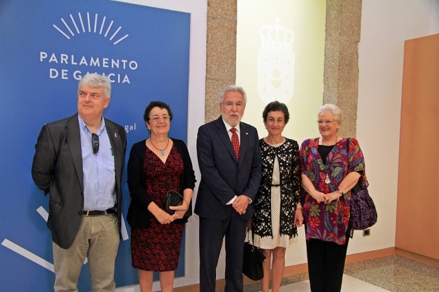 A presidenta do Consello da Cultura Galega efectúa unha visita institucional ao Parlamento de Galicia