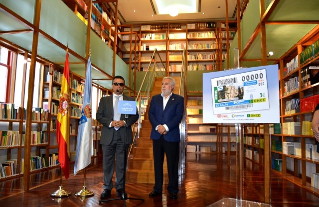 A ONCE dedica ao Parlamento de Galicia o cupón que se sorteará o 23 de xullo