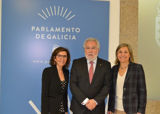 O presidente do Parlamento interésase pola actividade de Executivas de Galicia