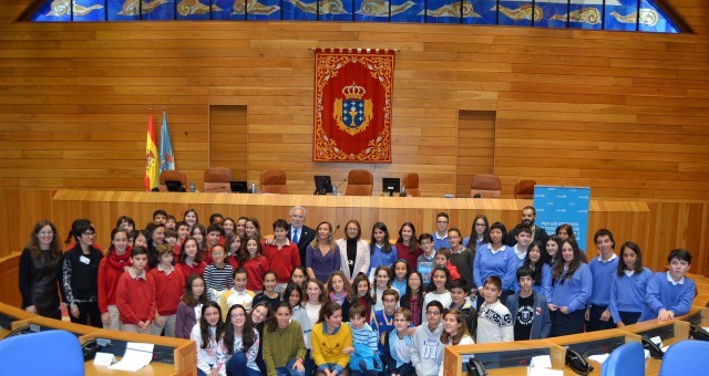 O Parlamento de Galicia súmase á celebración do Día Universal da Infancia