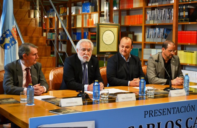 O presidente do Parlamento afirma que Carlos Casares é “fonte de inspiración para os que consideramos que a cultura galega ten vocación de universalidade”