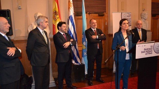 Pilar Rojo reivindica en Montevideo  a universalidade da cultura galega, que ten na lingua e a literatura “un potentísimo vehículo de difusión”