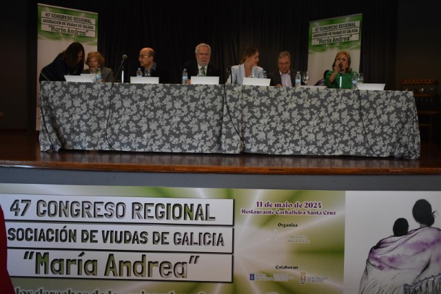 O presidente do Parlamento clausura o 47 Congreso Rexional de Viúvas de Galicia